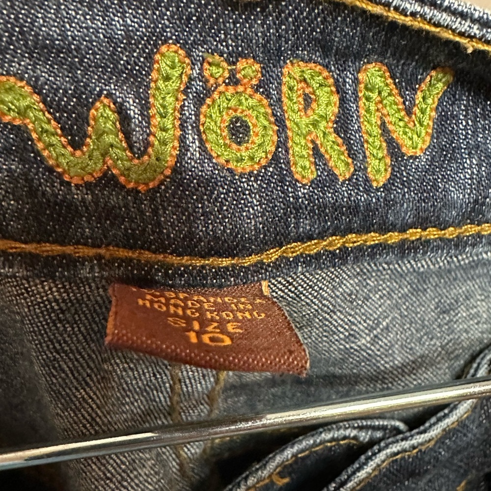 Women’s WORN handcrafted brand jeans